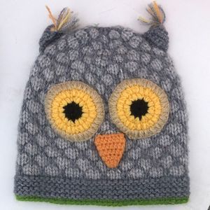 Knitted Owl Hat